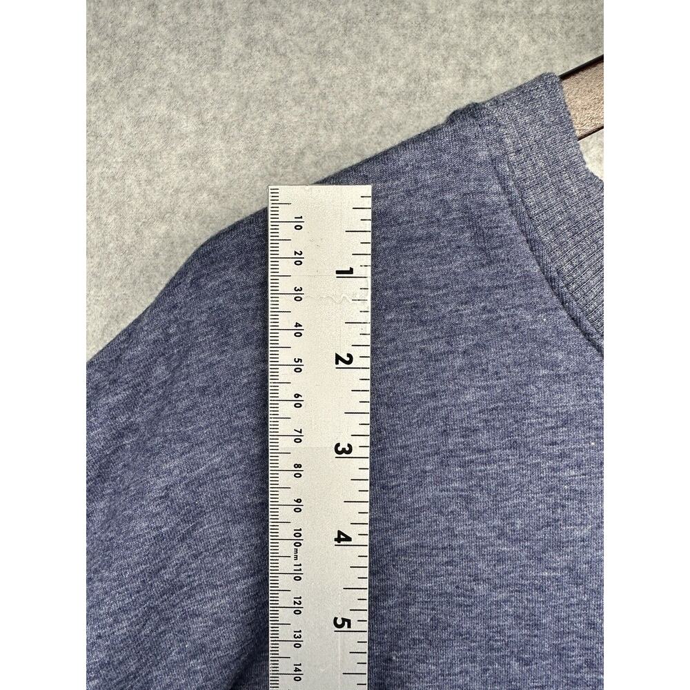 Sundown by Splendid Womens Sweater with Hair Tie Ombre Blue Cropped XL NWT - Picture 5 of 12